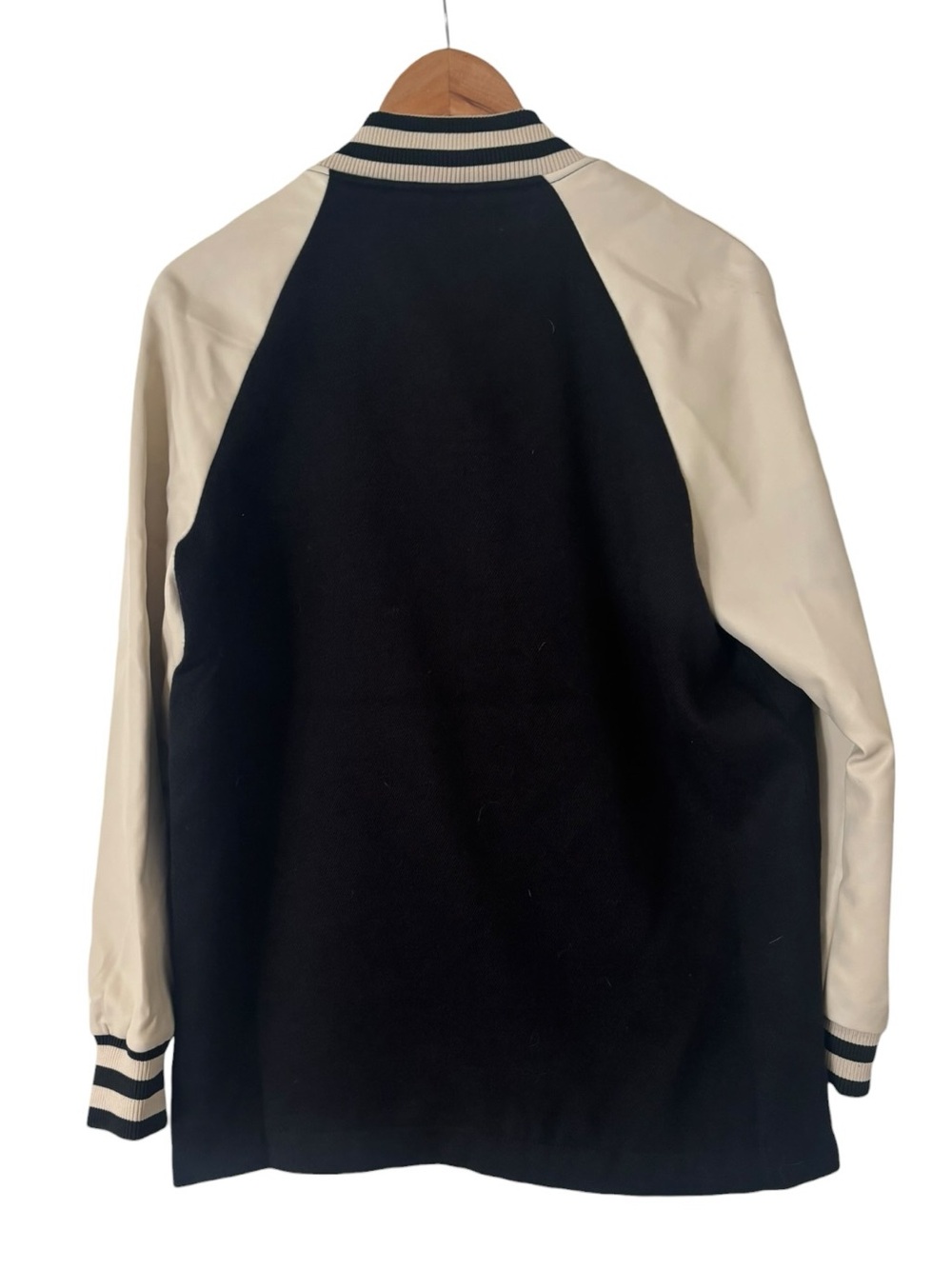 Steve Madden Skylie Faux-Leather Varsity Jacket - Picture 3 of 4